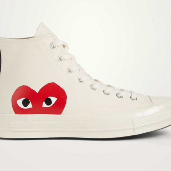CONVERSE X CDG PLAY Chuck Taylor '70 High-Top Sneakers - Picture 2 of 7